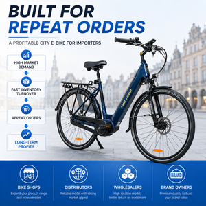 Vélo de ville CITY 5.3 avec cadre en aluminium, moteur central 250W, batterie 36V14Ah, <span class=keywords><strong>Nexus</strong></span> <span class=keywords><strong>7</strong></span> vitesses, freins à disque, homologué CE EN15194, longue autonomie, léger - Product Image 3