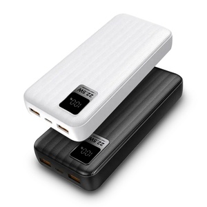 แบตเตอรี่สำรองพกพาแบบชาร์จเร็ว 22.5W ขายส่ง ที่ชาร์จมือถือ พาวเวอร์แบงค์แบบกำหนดเอง ความจุ 10000mah OEM PD พาวเวอร์แบงค์ 20000mAh - Product Image 1