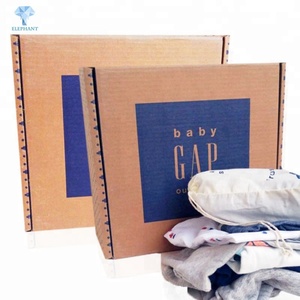 Custom Design Good Price High Quality Corrugated Paper Gift <b>Boxes</b> for Baby <b>Clothes</b> - Product Image 2