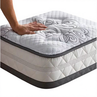 Matelas de qualité supérieure certifié par l'usine, matelas de hôtel à haute densité en boîte, taille Queen, Simple, King, ressorts ensachés, mousse à mémoire de forme