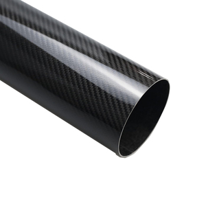 Nhà máy bán thẳng sợi carbon ống, 4 "Đường kính ngoài, chiều dài 11.8 inch 3K Twill bất sợi carbon Hose cho xe - Product Image 6