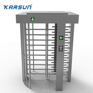 Lector de tarjetas <span class=keywords><strong>RFID</strong></span> de acero inoxidable 304, puerta giratoria de seguridad para exteriores, torniquete de altura completa - Product Image 3
