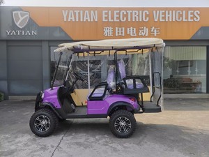Yatian 2 + 2 सीटर पक्ष द्वारा 4x4 इलेक्ट्रिक गोल्फ कार्ट इलेक्ट्रिक कार - Product Image 3