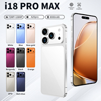 Siap Kirim Smartphone 18 Pro Max Android 15 5G Dual SIM Pengenal Wajah