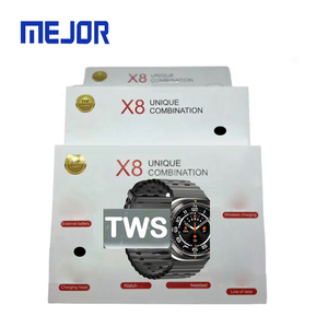 Mới Nhất Smartwatch <span class=keywords><strong>Pro</strong></span> Max Phù Hợp Với Không Dây Đồng Hồ 7in1 Hộp Ddp Powerbank Bộ Quà Tặng Cộng Với Thông Minh Đồng Hồ X8 - Product Image 5