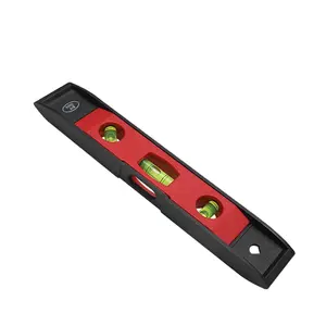 9" Mini Magnetic 230mm Torpedo High Quality 9 inch Mini Torpedo Plastic Magnetic Bubble Spirit Level With Strong Magnetic