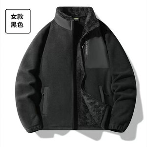 7.69 Dollar modèle TF001 <span class=keywords><strong>polaire</strong></span> doublé à capuche course en plein air randonnée hommes hiver moto coupe-vent vestes pour femmes - Product Image 3