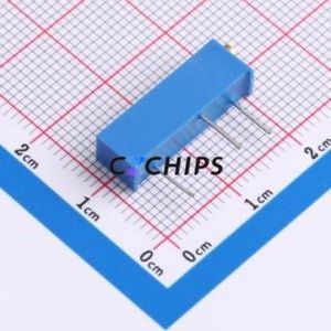 Resistencia Ajustable/Potenciómetro 3006P-1-502LF, Componente de Orificio Pasante (THT)-3P, 19.3x4.9mm, Resistencia de 5kOhm, 10%, 750mW, 250ppm ℃ - Product Image 2