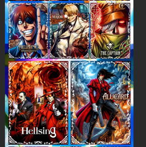 DL Hellsing Ultimate Alucard Anime Shikishi Artboard con Impresión de Lámina Dorada, Arte de Pared de <span class=keywords><strong>Seras</strong></span> <span class=keywords><strong>Victoria</strong></span>, Regalo Coleccionable de Manga Japonés - Product Image 2