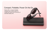 Lunettes Intelligentes MT6 AI avec Caméra 8MP, Transfert Photo/Vidéo WiFi, Traduction IA, Double Micro ENC, Assistant Vocal – Idéales pour les Voyages