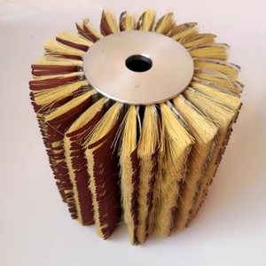 <span class=keywords><strong>Rodillo</strong></span> de cepillo abrasivo OEM al por mayor con cerdas de sisal y mango de plástico para pulido, lijado y desbaste industrial de <span class=keywords><strong>madera</strong></span> - Product Image 2
