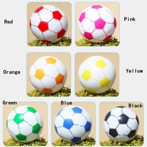 Ballon d'eau gonflable promotionnel en solde avec design de <span class=keywords><strong>football</strong></span>, ballon de plage gonflable avec design de <span class=keywords><strong>football</strong></span> - Product Image 5