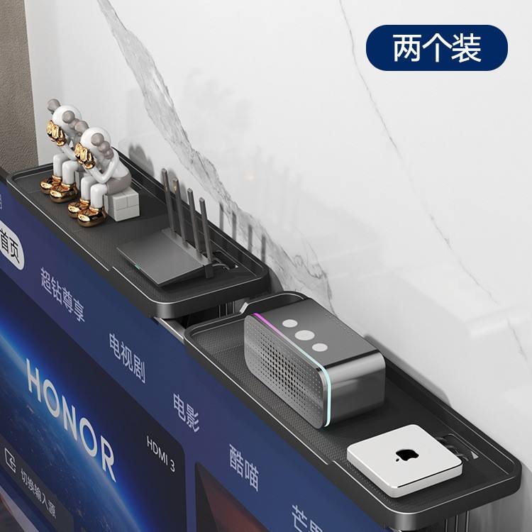 ชั้นวางจอภาพขนาด 30*12.5 มม. พร้อมขอบ - 2 แพ็ค