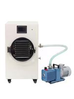 Mini Home Grote Capaciteit Commerciële Elektrische Motor Vacuüm Vriesdroger 4kg/24H Capaciteit Voedselverwerking Fruit Vlees Groenten
