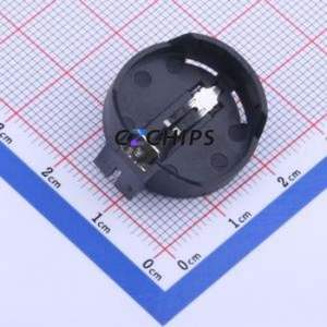 BS-02-A1AK006 Button & Strip Battery Connector Through hole Component (THT) Connector Battery Holder CR2032 Phosphor Bronze Tin - Product Image 1