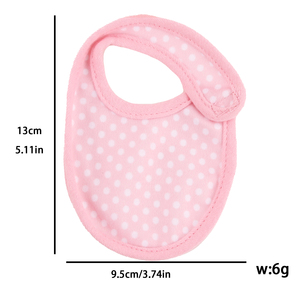 Reborn bébé poupée vêtements bavoir <span class=keywords><strong>18</strong></span> pouces réaliste corps doux nouveau-né poupée vêtements accessoires cadeau parfait pour les enfants de 3 ans et plus - Product Image 5