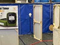 Kit de temporizador de disparo de pistola de aire IPSC incluye temporizador inalámbrico + placa de parada para entrenamiento de aire de acción