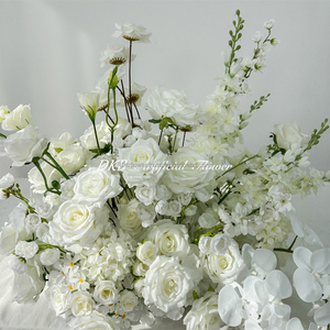 Arrangements de fleurs artificielles en soie personnalisés DKB pour mariages, Noël, Halloween - Décoration intérieure/extérieure écologique, couleurs personnalisées - Product Image 5