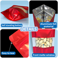 Sachets Doypack Métallisés Autoportants en Plastique avec Fermeture Éclair pour Aliments et Snacks – Emballage Flexible à Fermeture Zip