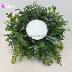 Bola de Vegetación Artificial de Seda Suave Hecha a Mano LEDA de 50 cm, Centro de Mesa para Bodas, Decoración para el Día de San Valentín y Eventos - Product Image 3