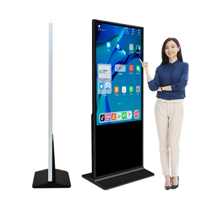 Giao Hàng Miễn Phí Màn Hình Chữ Số Trong Nhà Giá Đỡ Sàn TV Biển Báo Kỹ Thuật Số Kiosk Máy Phát Quảng Cáo LCD 55 Inch - Product Image 3