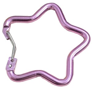 Mosquetón de Aluminio con Forma de Estrella, Gancho Pentagrama, Clip Colorido para Colgar, Decoración para Escalada - Product Image 1
