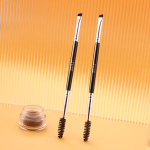 Cepillo <span class=keywords><strong>de</strong></span> Cejas <span class=keywords><strong>de</strong></span> Pelo Sintético con Ángulo <span class=keywords><strong>de</strong></span> Bisel Personalizado <span class=keywords><strong>de</strong></span> Marca Privada, 2 en 1, Doble Punta, con Cepillo para Cejas - Product Image 2