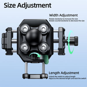 Новинка <span class=keywords><strong>2026</strong></span> года: Держатель для телефона на электровелосипед с беспроводной быстрой зарядкой 15 Вт, двунаправленной системой амортизации и гибким креплением - Product Image 5