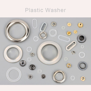 YYX Transparent Protective Rings Garment <strong>Plastic</strong> Washer for <strong>Eyelets</strong> <strong>Snap</strong> Botton - Product Image 1