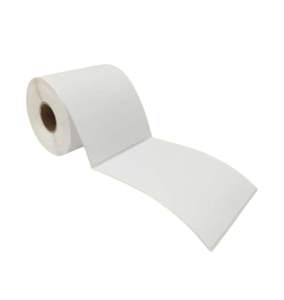 Rollo de etiquetas térmicas 78X100 Pegatinas adhesivas impresas para un embalaje etiquetado térmico eficiente No se requiere tinta - Product Image 1