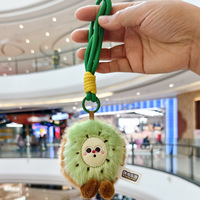 Porte-clés pendentif en peluche Kawaii en forme de pain, cadeau pour couple, jouet en peluche doux et mignon en forme de nourriture simulée, breloque gâteau d'anniversaire