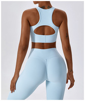 Soutien-gorge de sport pour femme, vente en gros d'usine, léger, simple, haute élasticité, rembourré anti-choc, respirant, séchage rapide, côtelé, ligne Y