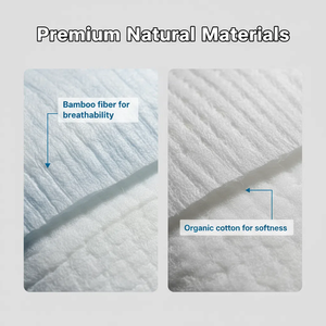 גבוהה סופג ירוק מתכלה סיבים במבוק כותנה אורגנית כלב מחמד חיתול זכר דליפה - Product Image 4