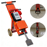 Outil de nettoyage de sol industriel électrique 220V en alliage d'acier, pelle à racclamer, couteau à bois, moteur 2500W, 500