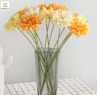 Grosir Populer Gaya INS Tunggal Buatan Sutra Daisy Bingkai Pintu Rumah Bingkai Jendela Dekorasi Bunga Gerbera