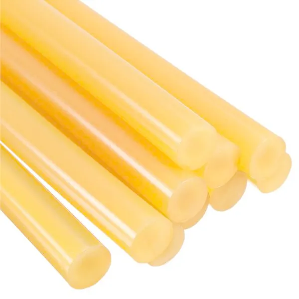 Adhesivo amarillo de 11mm para escuela, Adhesivo de fusión en caliente para niños, venta al por mayor, papelería extrafuerte, muestra gratis