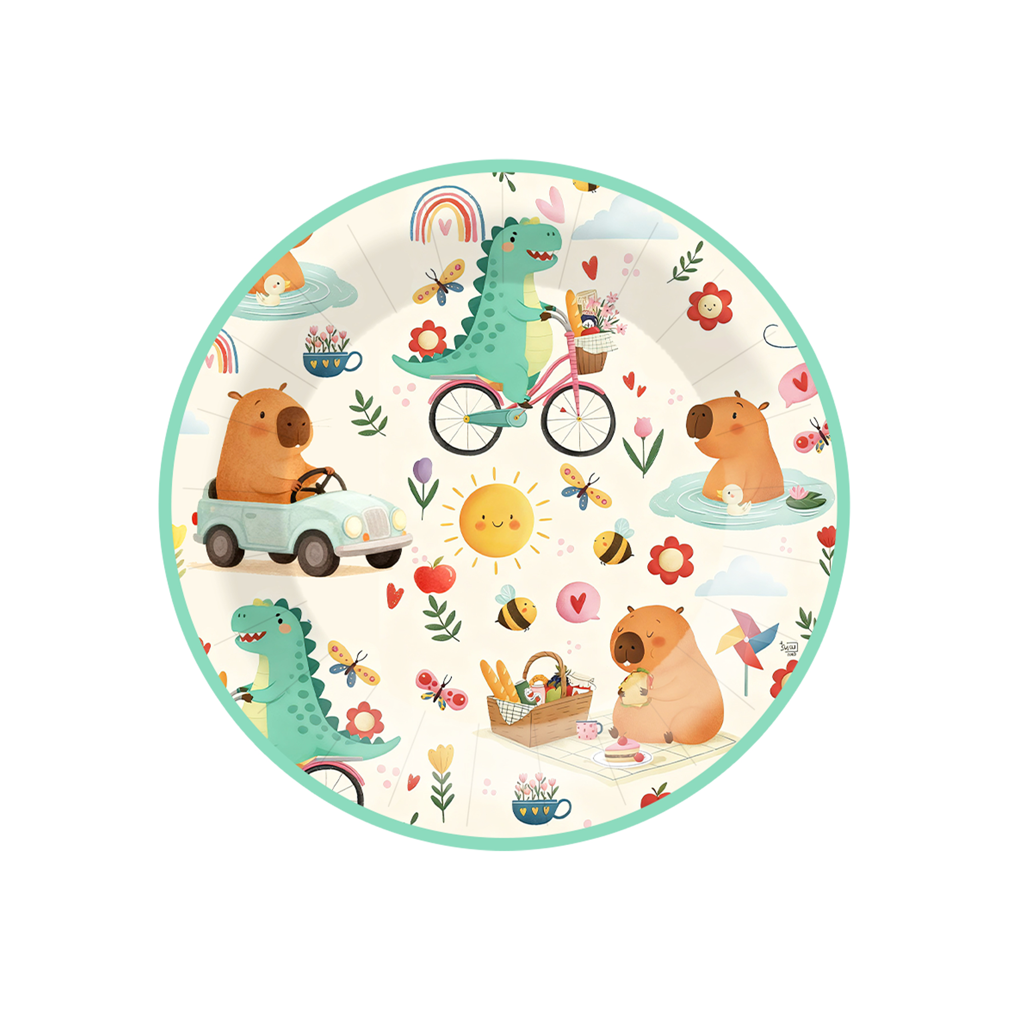 Plato de papel de 8.5 pulgadas