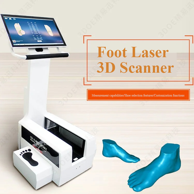 3DOE EFoot-350A 3D Intelligent Foot Scanner Plantar Analysis Arch Measurement Durable Design ISO Certified 0.5mm Accuracy