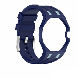 Correa de Reloj de Silicona Personalizada Upro para AP -swatch Royal Pop Savonnette, Correa de Conversión para Corona a las 3 en Punto, Correa Deportiva de Goma - Product Image 1