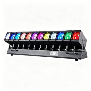 Projecteur LED à tête mobile matriciel 12x60W RGBW, contrôle DMX512, gradation linéaire 16 bits, zoom, lumière de lavage pour discothèque, boîte de nuit, concert - Product Image 1