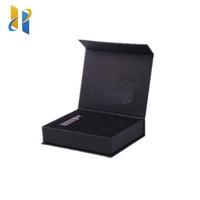 Boîte cadeau de luxe haut de gamme pour cosmétiques, en carton rigide avec couvercle à rabat, papier artistique, avantage UV, fermeture magnétique, gaufrage en éponge