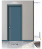 Pintu Kamar Tidur Kayu Solid Komposit Oak Desain Modern Insulasi Suara Ramah Lingkungan Tanpa Cat Finishing Baked-Lacquer Manual