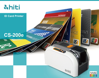 Nouvelle imprimante de cartes d'identité CS-220e à double face, à haute capacité, pour l'impression par sublimation/solvant/encre pigmentée, avec hologramme