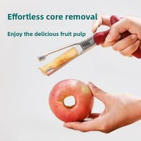 Éplucheur manuel en acier inoxydable pour fruits, extracteur de pulpe et séparateur de pépins