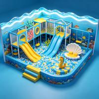 Aire de jeux intérieure commerciale personnalisée pour enfants, équipement de jeux doux pour parc d'attractions