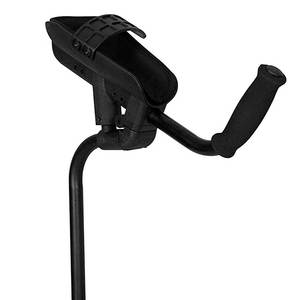 Muletas para Adultos (1 unidad, Derecha) Muletas Ortopédicas Negras con Soporte para Antebrazo y Absorción de Impactos KMINA K10001 - Product Image 2