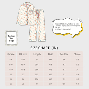 Conjunto de Pijamas Casuales de Manga Larga con Estampado Personalizado Linkme, Pijamas de Fibra de Bambú para Parejas, Conjunto de Pijamas Familiares con Estampado Navideño - Product Image 3