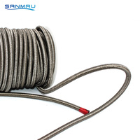 Corde tissée en fibre conductrice antistatique ESD pour les lignes de laminage, d'impression, de revêtement et d'électrodéposition