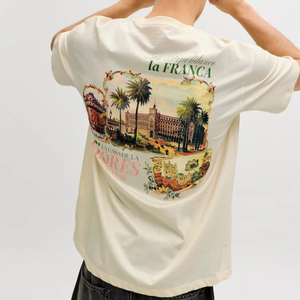High Quality 100% Cotton Heavy <b>Weight</b> Luxury Tshirt Custom logo Oversized Tshirt Printing Custom Men's Blank T Shirt - Product Image 1