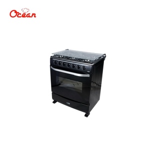 Cuisinière à gaz quatre feux avec four intégré et plaques de cuisson en verre pour la maison – Prix usine - Product Image 4